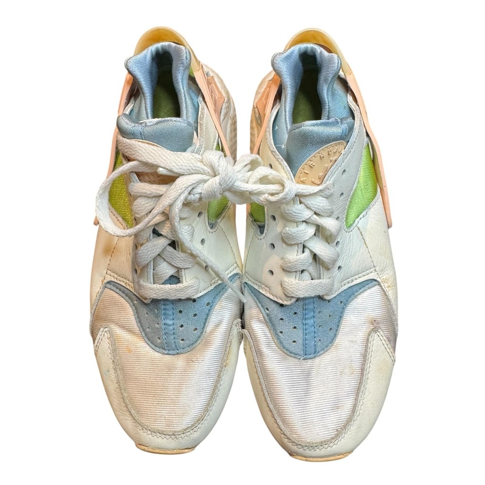 Nike Air Huarache Shoes Womens Size‎ 8 White Pastel Running Sneakers DQ0117-100